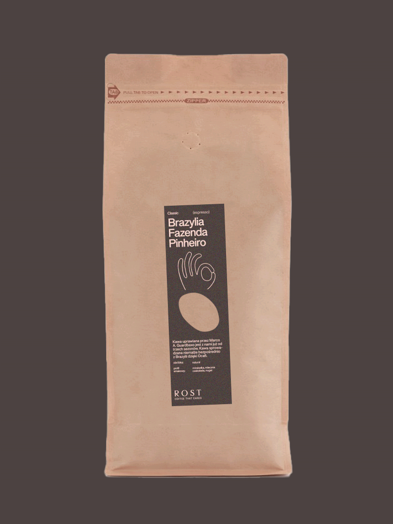Kawa ROST Brazylia Fazenda Pinheiro Espresso 1000g zdjęcie 1