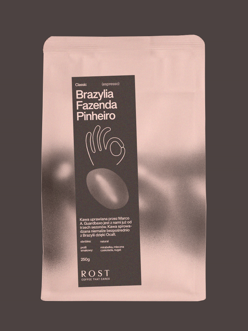 Kawa ROST Brazylia Fazenda Pinheiro Espresso 250g zdjęcie 1