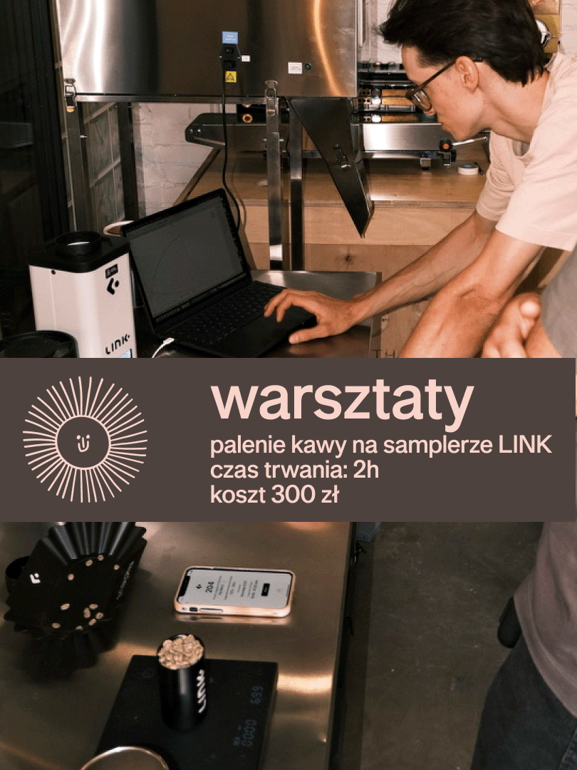 Warsztat z palenia kawy na samplerze LINK zdjęcie 1