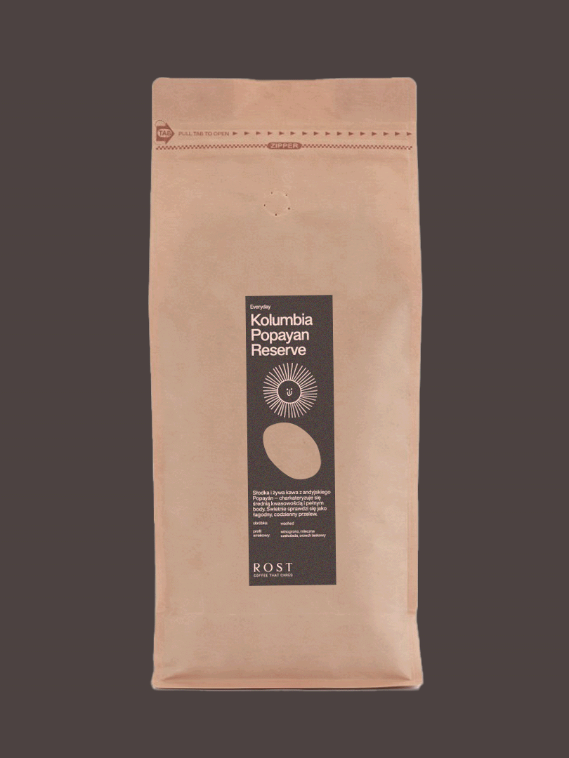 Kawa ROST Kolumbia Popayan Reserve 1000g zdjęcie 1